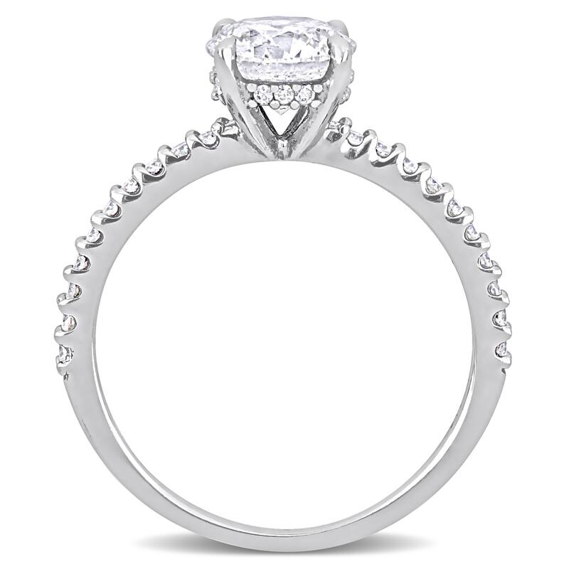 Miadora 1 1/5ct to 2 5/8ct TDW Certified Diamond Solitaire Engagement Ring in 14k White Gold
