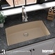 preview thumbnail 35 of 65, Karran Undermount Quartz 32 in. Single Bowl Kitchen Sink Kit