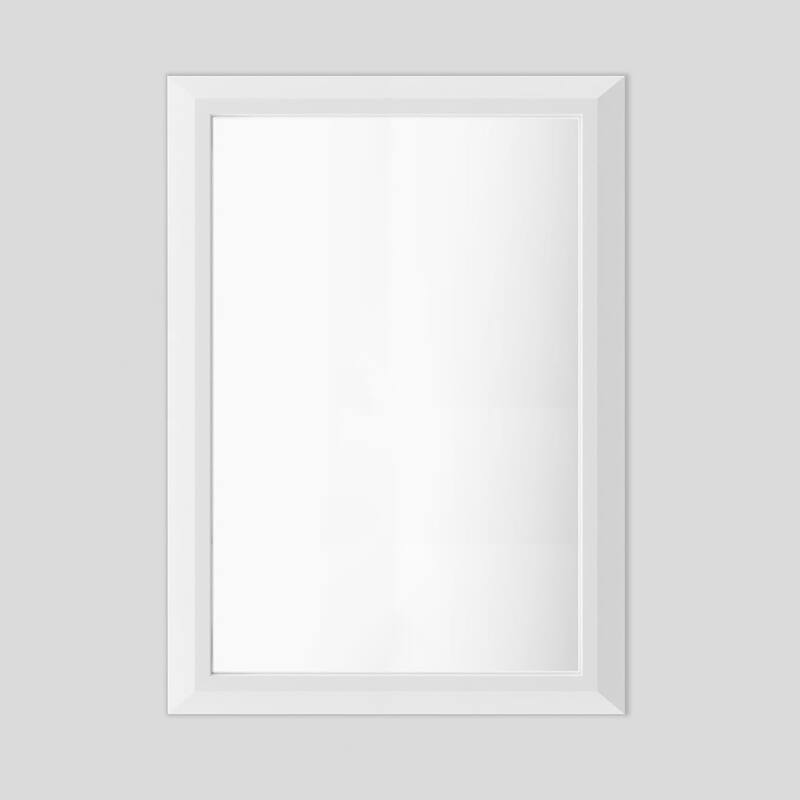 KIOTEE Full size Metal Bathroom Mirror with 5-Year Warranty