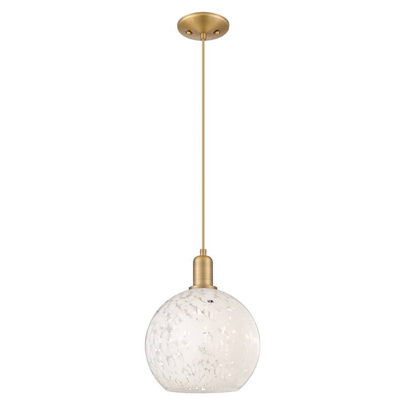 Innovations Lighting Endless Possibilities Arcadia - White Mouchette - 1 Light 10" Cord Hung Mini Pendant
