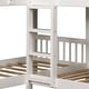 preview thumbnail 8 of 13, Jis Modern Twin over Twin Solid Wood L-shaped Bunk Bed by Furniture of America