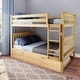 preview thumbnail 37 of 59, Max and Lily Twin over Twin Bunk Bed with Trundle Natural