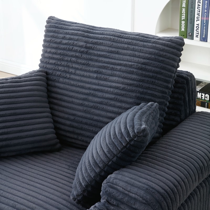 Modern Comfy Armchair Reading Chairs for Bedroom Living Room