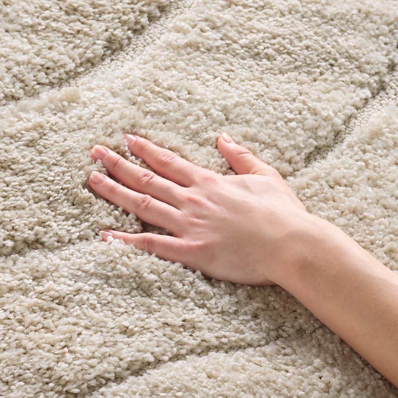 SAFAVIEH Florida Shag Borbala Soft Serene Waves 1.2-inch Thick