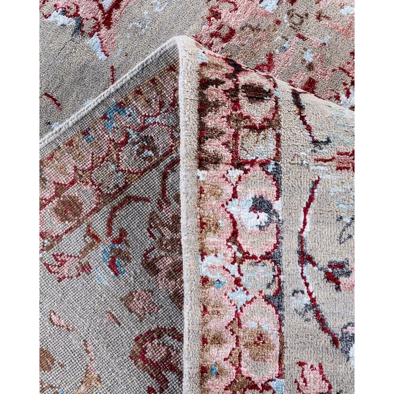 Ikat One-of-a-Kind Hand-Knotted Area Rug, Beige - 8' 1" x 10' 0"