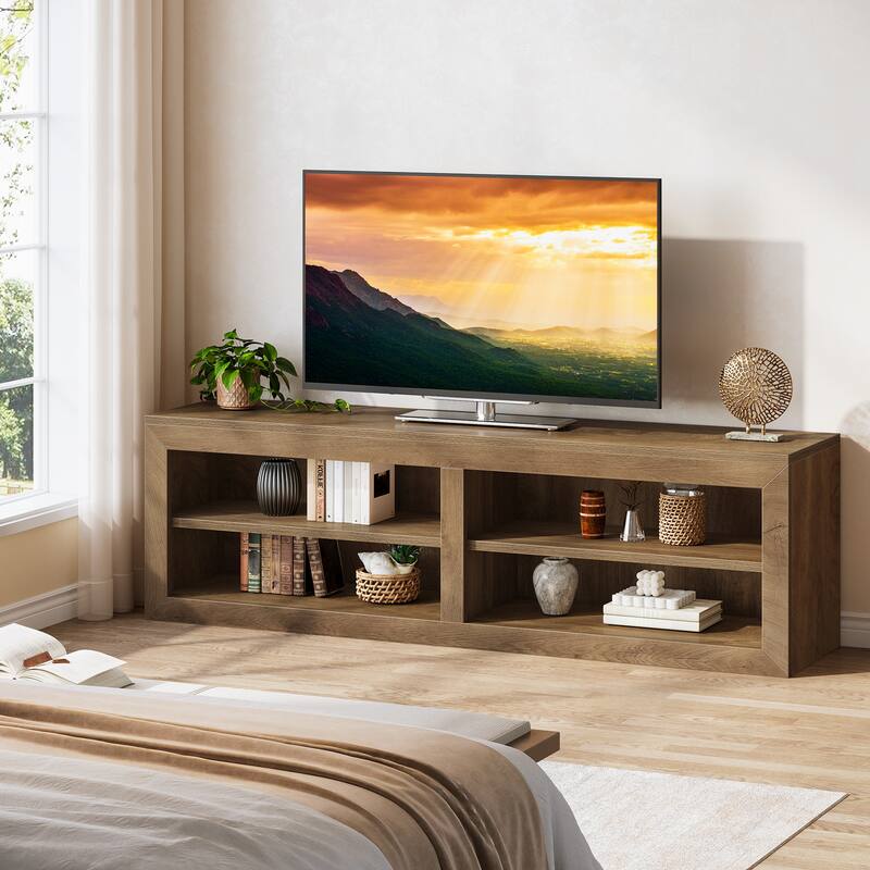 55" Wood Storage Bench for Entryway, Shoe & Bedroom