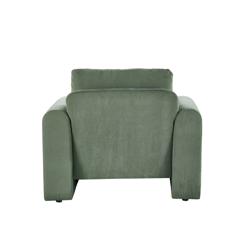Platt Rounded Arm Chenille Upholstery Accent Chair by iNSPIRE Q Modern