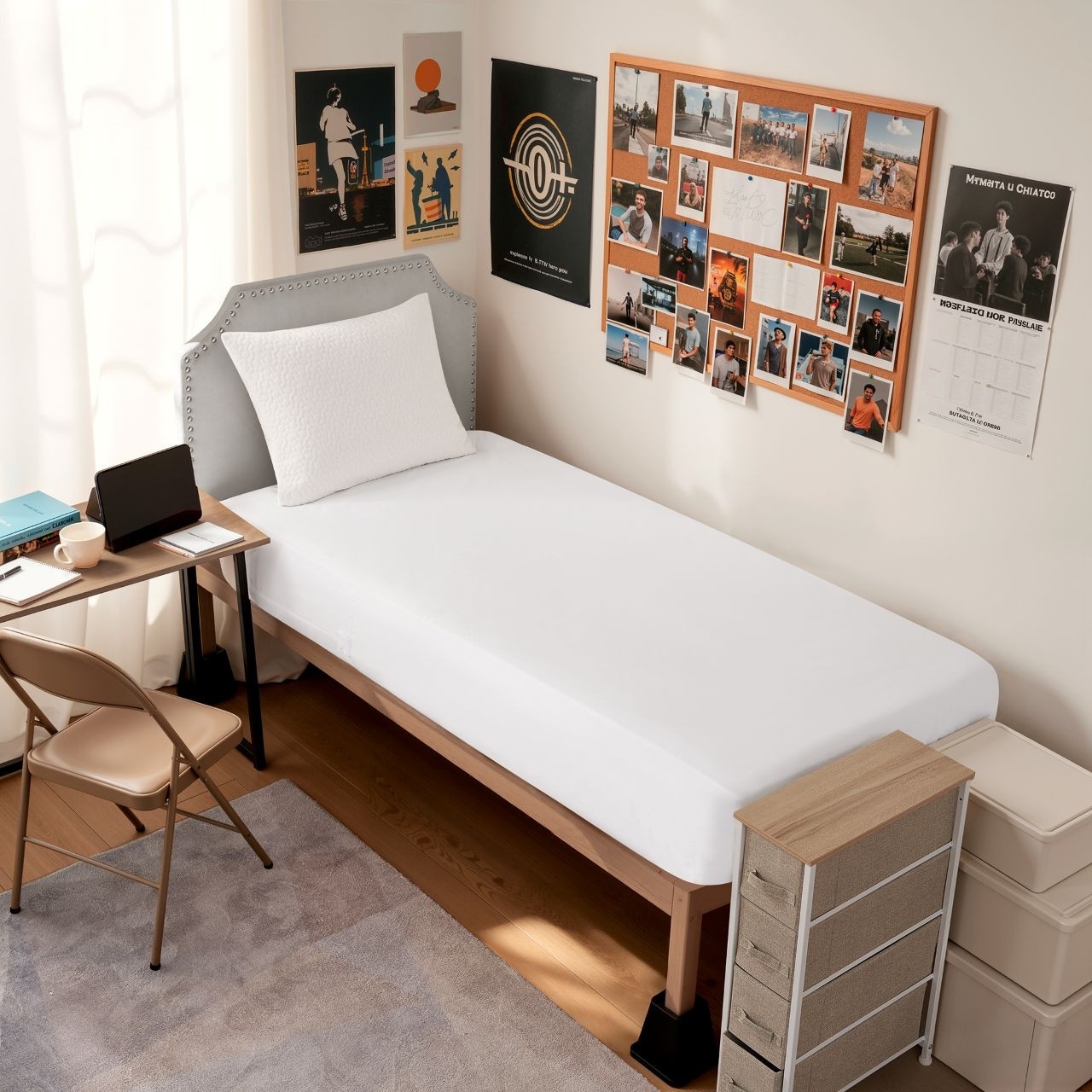 DormCo Anti-Bed Bug White Waterproof Twin XL Mattress Encasement