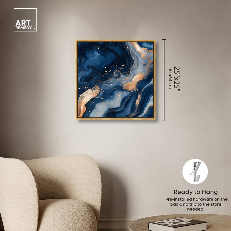 Deep Sea Geode III Canvas by Art Remedy