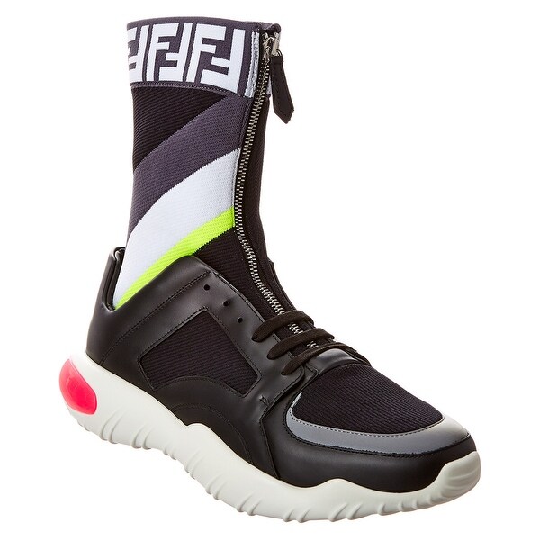 fabric high top sneakers