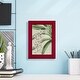 preview thumbnail 8 of 118, Orchid Blooms I -Framed Print w/glass-Cherry Red