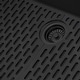 preview thumbnail 9 of 9, Ruvati 33-inch Undermount Workstation Granite Composite Kitchen Sink Matte Black - - 33" x 18-1/2" - 33" x 18-1/2″