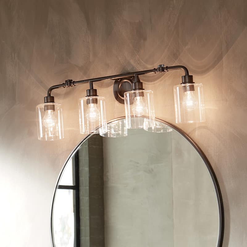 Kichler Lighting Gunnison 33.75 inch 4-Light Vanity Light Black