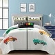 preview thumbnail 8 of 34, Lush Decor Racing Cars Reversible Oversized Quilt Set White - Full - Queen