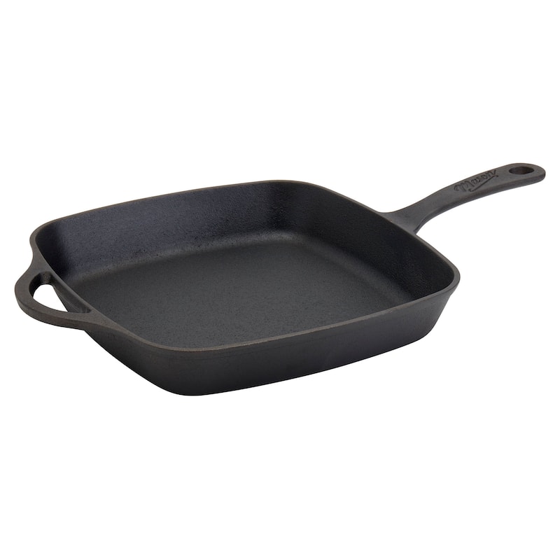 Mason Craft & More 11inch Preseasoned Cast Iron Square Fry Pan with
