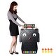 preview thumbnail 1 of 7, WinSpin Pinball Machine Tabletop Floor Stand Game Board Carnival Indoor Outdoor - Black - One-size Black - One-size - Teens