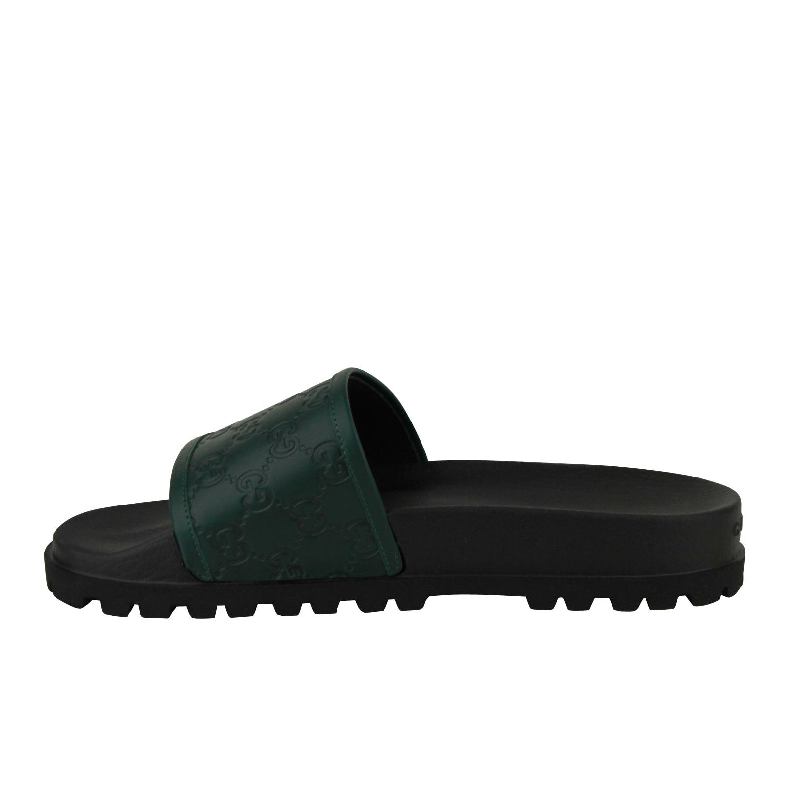 gucci slippers green