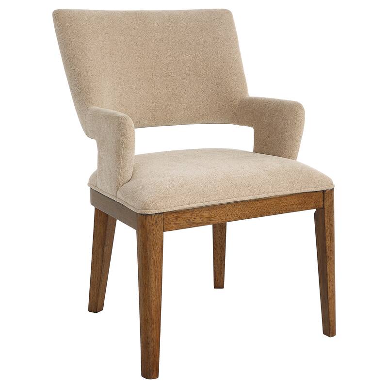 Uttermost Aspect Mid-Century Dining Chair - 23"W x 35.5"H x 27"D