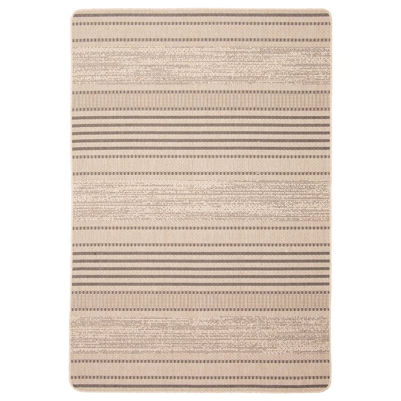 ECARPETGALLERY Cabana Indoor/ Outdoor Rug - 3'3 x 4'7 - Tan