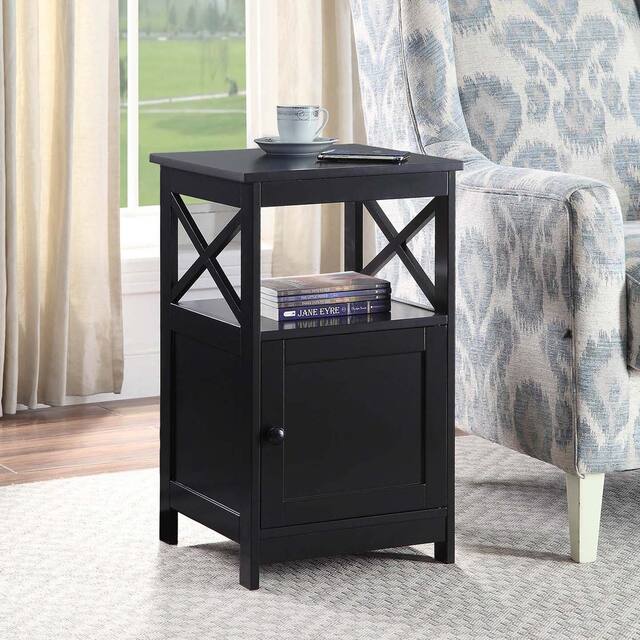 Copper Grove Cranesbill End Table with Cabinet