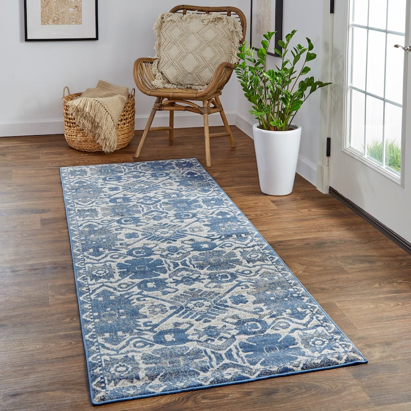 Hurst Modern Style Oriental Transitional Area Rug