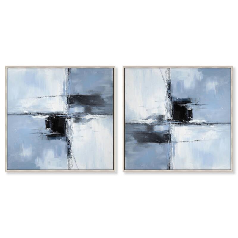 Lemon Slice Drink Canvas by Art Remedy - 24" x 36" - Black