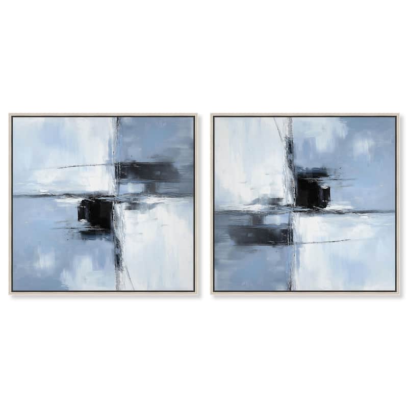With Luxury Canvas by Art Remedy - 24" x 36" - White