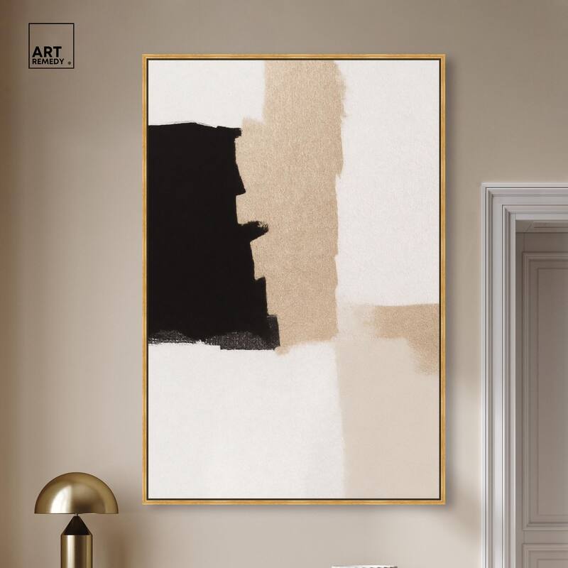 Earth and Ink IV Canvas by Art Remedy