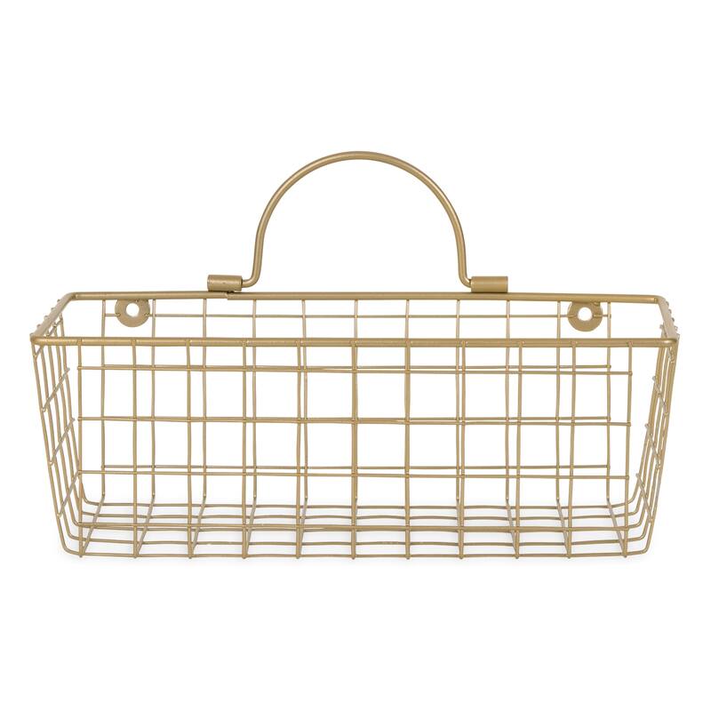 DII Wire Wall Basket(Set of 2) Grey