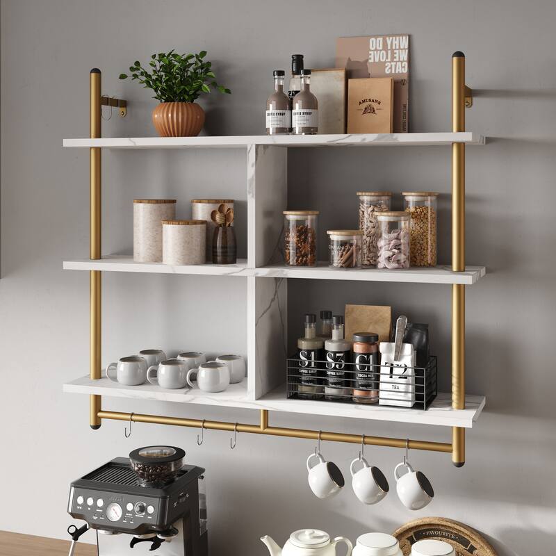 41 inch Wall Shelves 3-tiers Floating Shelf - 41 inch