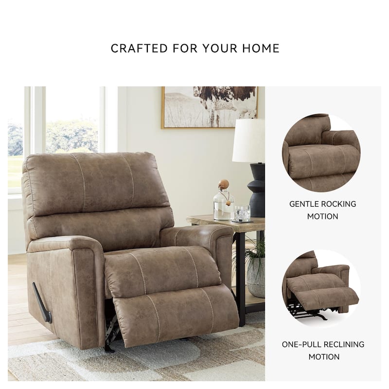 Signature Design by Ashley Navi Brown/Beige Recliner