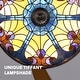 preview thumbnail 34 of 49, Smart Tiffany Stained Glass Retractable Led Ceiling Fan