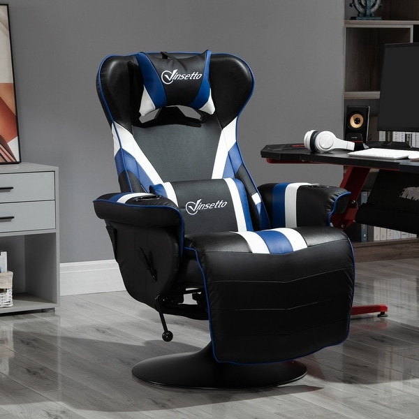 Vinsetto Race Video Game Chair with Reclining Backrest and