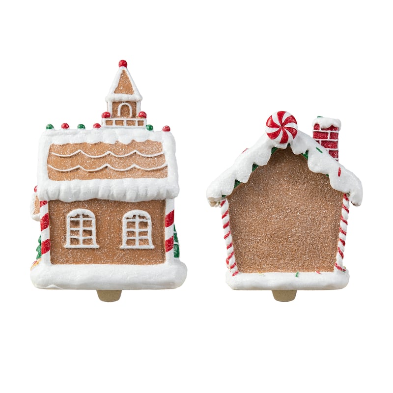 Glitzhome 14.5"L Christmas Metal MERRY CHRISTMAS Stocking Holder