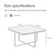 preview thumbnail 3 of 9, Minimalism Square coffee table
