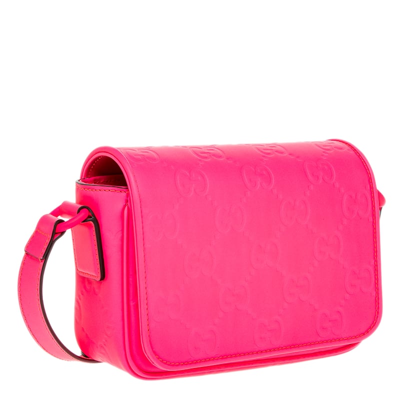 Gucci GG Rubber-Effect Super Mini Bag