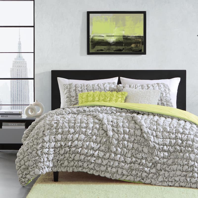 DKNY Puffer Stitch Decorative Pillow