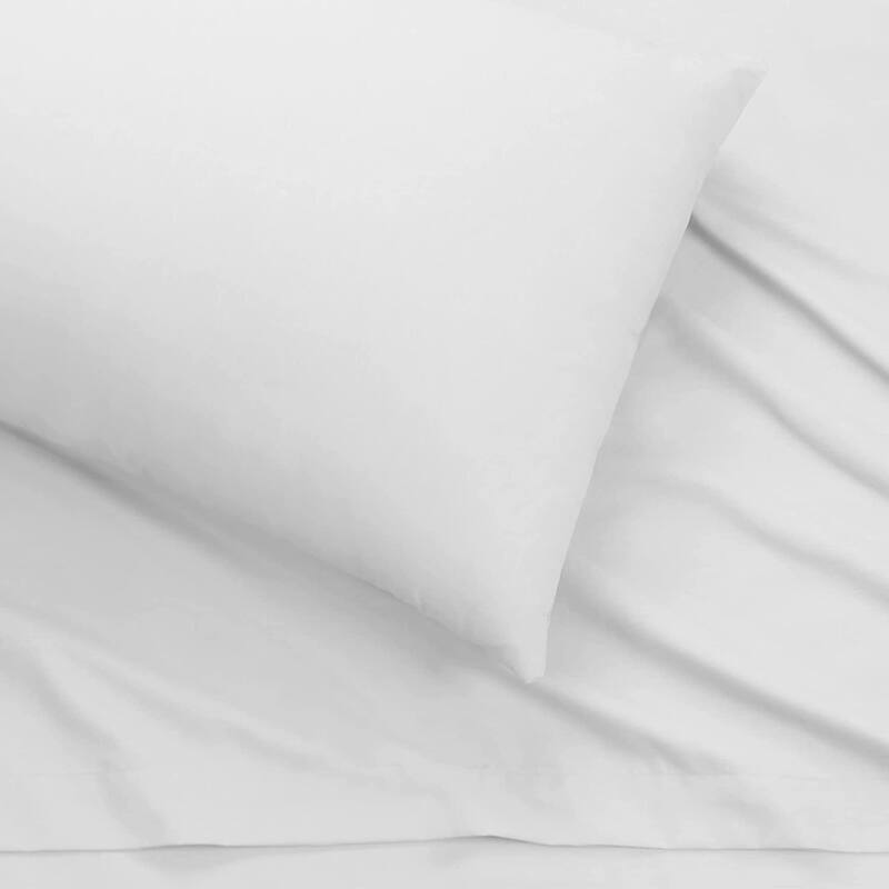 Martex 225 Thread Count Queen White Sheet Set