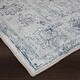preview thumbnail 2 of 1, Chloe 7'6" x 10'2" ft Handwoven Indoor Rug, Blue/Grey - 7'6" x 10'2" ft