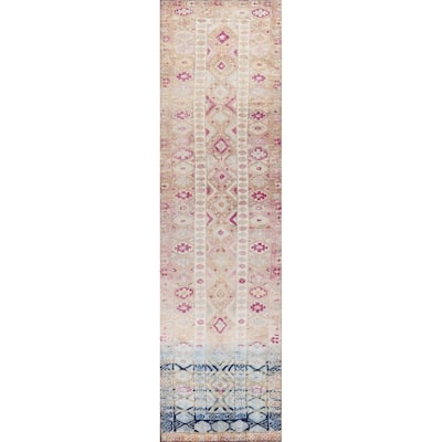 Clearance Antique Look Anatolian Oriental Wool Runner Rug Hand-knotted - 3'1" x 12'9"