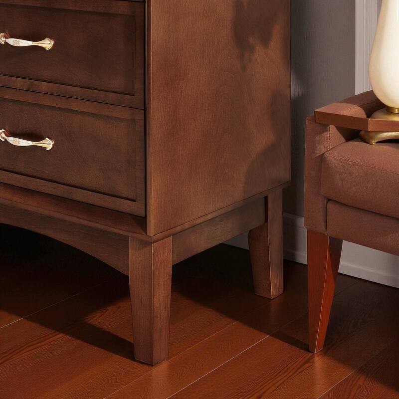 53.5" Tall Mid-Century Modern Storage Cabinet with Doors and Drawers, Retro Buffet Pantry Cabinet