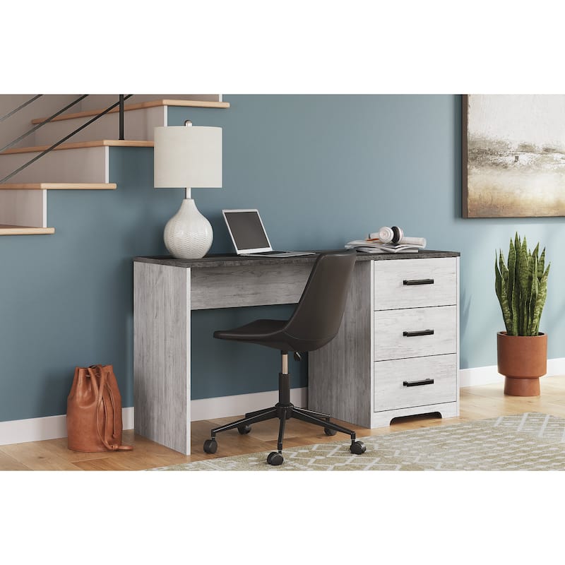 Signature Design by Ashley Shawburn White/Gray 54" Home Office Desk