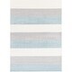 preview thumbnail 16 of 19, Penn Casual Striped Area Rug 9' 3" x 12' 6" - Cyan