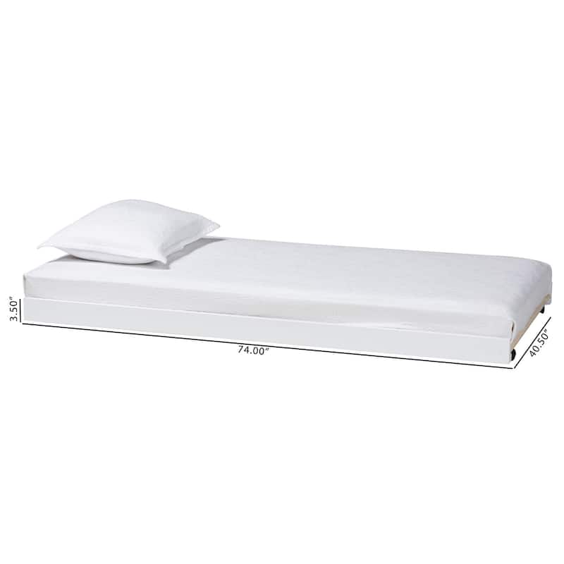 Lucera Trundle - Underbed Low-Profile Rolling Base for Daybeds and Guest Rooms