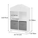 preview thumbnail 4 of 8, 2-Tier Kids Bookcase with Storage and Collapsible Fabric Drawers
