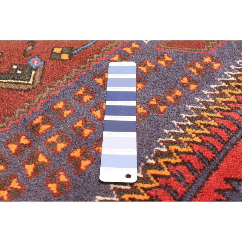 ECARPETGALLERY Hand-knotted Andelz Blue Wool Rug - 4'1 x 6'6