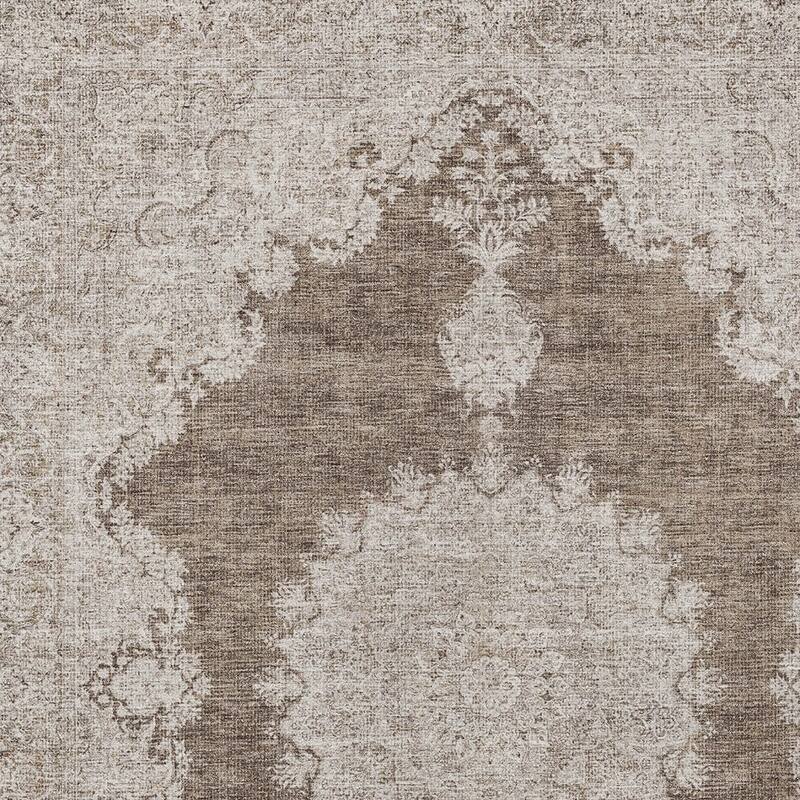 HomeRoots Oriental Traditional Rectangle Outdoor Rug