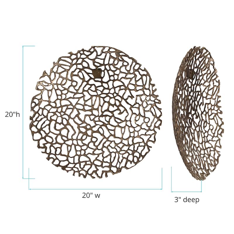 Allan Andrews Interwoven Metal Decorative Wall Decor