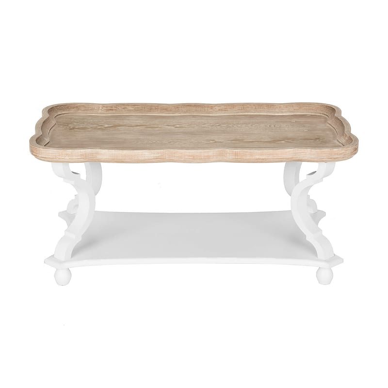 COZAYH Rustic Farmhouse Cottagecore Coffee Table