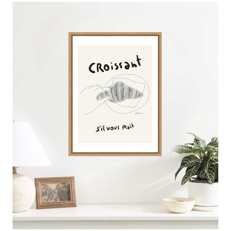 Kate and Laurel Breakfast Club by Gabrielly Guedes Framed Canvas Wall Art Print